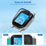 3 Pack Tempered Glass Compatible With At&T Amigo Jr Watch Screen Protector, Hd Clear Protective Film Compatible For Amigo Smartwatch Accessories