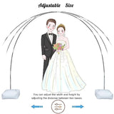 Reusable Balloon Arch Stand Kit With Base, Adjustable Balloon Arch Frame 10Ft Wide & 9Ft Tall For Graduation Wedding Birthday Baby Shower Party Supplies Halloween Decoraitons