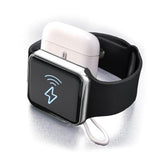Portable Keychain Magnetic Charger For Apple Watch, 2580Mah Power Bank, 3-In-1 Fast Charging With Lightning, Usb-C, And Magnetic Charger For Iphone, Android, Earbuds, Iwatch, And More