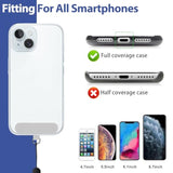 Adjustable Nylon Wrist Phone Lanyard for All Mobile Phones