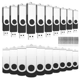 2Gb Usb Flash Drive 50 Pack, Usb 2.0 Thumb Drives Bulk Memory Sticks Pendrives 50Pcs (Black)