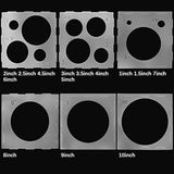 14 Holes Balloon Sizer Cube, Measurement Tool With Instructions For Arches, Column, Party Decoration (1-10 Inch)