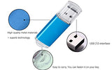 Usb Flash Drive 32Gb, Thumb Drive 2.0 High Speed Memory Stick Jump/ Zip/ Pen Drive,Blue,32 Gb