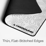 Snowstone Large Topograph Gaming Mousepad, Cool Medium Speed Desk Mousepad, Computer Mouse Mat, Flat Stitched Edge, Full Range Of Motion, Non-Slip Rubber Base, Perfect For Gamers & Office Use