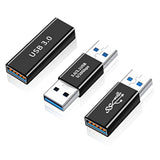 3 Pack Usb 3.0 Adapter, Usb-A Male To Female, Male To Male And Female To Femal