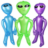 3Pcs Inflatable Alien,Colorful 35 Inch Pvc Blow Up Martian Aliens Prop For Party Decorations Birthday Alien Theme Party Halloween Easter Christmas