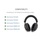 Lambskin Ear Pads Cushion Headband Protective Cover Refresh Kit Compatible With Sennheiser Pxc480 Pxc550,Pxc 550-Ii,Mb660 Uc,Mb 660 Mc Headphone Replacement Earpads