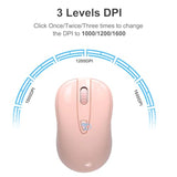 Wireless Mouse For Laptop Computer Mouse With Usb Receiver 2.4Ghz Optical Trac