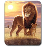 Lion And Cub Mouse Pad