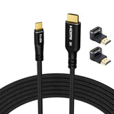 Usb C To Hdmi 2.1 Cable 20 Feet, Usb 3.1 Type C To 8K Hdmi Cable, (8K@60Hz,4K@