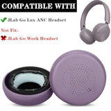 Earpads Replacement Ear Cushions Compatible With Jlab Go Lux Anc Wireless Headphones Ear Pads Earcup Accessory (Mauve)