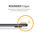 (2 Pack) Designed For Motorola (Moto Z4) Tempered Glass Screen Protector, Anti Scratch, Bubble Free