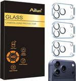 3 Pack Camera Lens Protector for iPhone 17 Pro Max,Tempered Glass,9H Hardness,Ultra HD,Anti-Scratch,Case Friendly,Does not Affect Night Shots[Not for