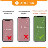 For Iphone 11 Pro Max Wallet Case With Card Holder Pu Leather Magnetic Detachable Kickstand Shockproof Wrist Strap Removable Flip Cover For Iphone 11 Pro Max 6.5 Inch (Brown)