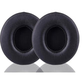 Replacement Ear Cushions, Compatible With Beats By Dre Solo3/Solo2 Earphones, New Soft Protein Leather Combined With High-Density Memory Foam Foam, 'S Replacement Ear Cushions 1 Pair (Black)
