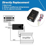 Car Audio Speaker Wire To Rca Line Output Converter, 2-Channel High To Low Rca Converter For Adding Amplifier Subwoofer To Stock Stereo