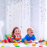 Iridescent Confetti Garland Holographic Party Decorations Sparkle Streamers Hanging Star Banners For Birthday New Year’S Eve Disco Party Euphoria Decor Christmas Celebration Supplies 10Pcs