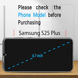 [3 Pack Screen Protector For Samsung Galaxy S25 Plus Tempered Glass Film, Anti Scratch, Hd Clear, Case Friendly, Touch Sensitive, Bubble-Free