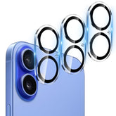 iPhone 16 & 16 Plus Camera Lens Protector 3-Pack Tempered Glass 9H