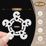 60Pcs Reusable Balloon Clips for Arch Kits Column Stand Decorations