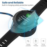 2-Pack Charger Compatible With Garmin Instinct E 3 2S 2 2X Solar Charger, Replacement Portable Charging Station Cradle Dock & 3.3Ft Usb Cable Cord For Garmin Instinct Series Smartwatch