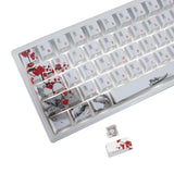 Pbt Japanese Keycaps-Side Printed Keycap Set Double Shot Shine Through Custom