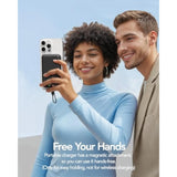 10000Mah Wired Portable Charger, 20W Fast Charging Slim Power Bank With Removable Cable For Iphone & Android, Hand-Free Battery Pack With Digital Display For Short Travel (No-Wireless)