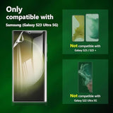 (3 Pack Designed For Samsung Galaxy S23 Ultra 5G Screen Protector, Case Friendly, Bubble Free, High Definition Clear Shieldeasy Installation (Tpu)