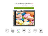 2.8Inch Touch Display Module For Raspberry Pi Pico 262K Colors 320×240 Pixels Resistive Touch Controller Xpt2046 St7789 Driver Using Spi Bus