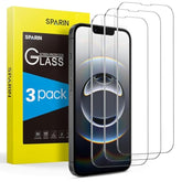 3 Pack Screen Protector For Iphone 14 / Iphone 13 / Iphone 13 Pro 6.1 Inch, Tempered Glass Film, Bubble-Free, 9H Hardness