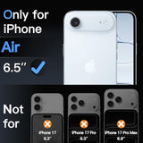 JETech Screen Protector for iPhone 17 Air with Camera Lens Protector, Easy Installation Tool, 9H Hardness Tempered Glass Film, HD Clear, 6.5-Inch Display, 2-Pack Each