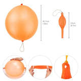 36 Punch Balloons Punching Balloon Heavy Duty Party Favors For Kids, Bouncy Balls With Rubber Band Handle For Birthday Party, Goodie Bag, Stocking Stuffers For Kids