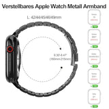 2-Pack Compatible For Apple Watch Band 49Mm 46Mm 45Mm 44Mm 42Mm, Rugged Stainless Steel Replacement Strap Metal Bands For Iwatch Ultra 2/1 Series 10/9/8/7/6/5/4/3/2/1/Se/Se2 Women Men (Black+Silver)