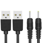 [2 Pack Usb Dc Power Cable 2.5Mm X 0.7Mm, Usb Charging Wire 5V Barrel Jack Plu