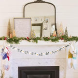 Wool felt daisy chain garland for daisy-theme parties, 1st birthdays, nursery décor