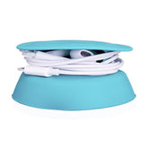 - Tangle-Free Earphone/Earbud Case, Compact Storage System, Silicone (Teal, Set Of 1)