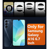 Samsung Galaxy A16 5G Magnetic Matte Rugged Case 6.7 Inch Black