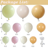 Pastel Pink Yellow Balloons Garland Arch Kit 142Pcs Macaron Pink Yellow And White Sand Latex Balloons For Bear Baby Shower Balloons Girls Birthday Party Decoration