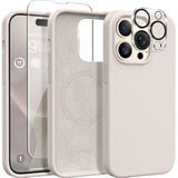 iPhone 14 Pro Case with Magsafe, Screen & Camera Protection, Shockproof Silicone