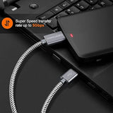 CableCreation Short USB3.0 Hard Drive Cable 1FT, USB 3.0 A to Micro B Cable 5Gbps Data, USB 3.0 External Works for WD Toshiba, Seagate Hard Drive, Galaxy S5 and More 0.3m