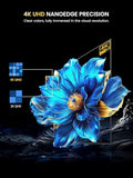 4K Oled Portable Monitor, 13.3" Uhd 3840X2160 Laptop Display, 100% Dci-P3, 500 Nits, 1Ms Response, Ultra-Slim Aluminum Design, Usb-C & Hdmi Travel Monitor For Pc, Phone, Game Console