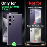 For Galaxy S24 Ultra Case,Three Layer Heavy Duty Shockproof Protection Hard Plastic+Soft Silicone Full Body Drop Protective Case For Samsung Galaxy S24 Ultra,All Green