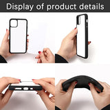 5Pcs Sublimation Blanks Phone Case For Iphone 14 Pro Max 6.7 Inch Full Body Protection Shockproof Black Customized Cover Printable Case For Diy