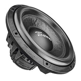 15 Inch Subwoofer D4 2500 Watts Max Power Dual 4 Ohm, 15 Subwoofer Speaker 23.5 mm High Xmax, TPT-T2500-15 D4, 3 in Voice Coil, Competition Sub