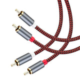 Rca Cable 20 Ft 2Rca To 2Rca Cable 2Rca Male To 2-Rca Male Audio Stereo Subwoo
