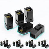 Rj45 Coupler Inline Keystone Jack, Female To Female Rj45 Keystone Coupler 25 P