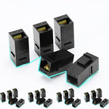 Rj45 Coupler Inline Keystone Jack, Female To Female Rj45 Keystone Coupler 25 P