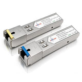 1-Piar 1.25G Sfp Module Single Mode With The Fiber Optic Port Sc/Upc Singlemode, Ddm 10Km, Compatible With Cisco Et Open Switch
