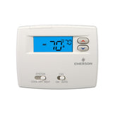 Emerson 1F80-0224 Single Stage 24 Hour Programmable Thermostat,Blue
