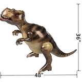3 Pcs 52" Inflatable Dinosaur Balloon-Dinosaur Party Decorations Birthday Party Supplies-Tyrannosaurus&Triceratops&Stegosaurus-Party Favors,Halloween,Christmas Gift For Kids And Adults